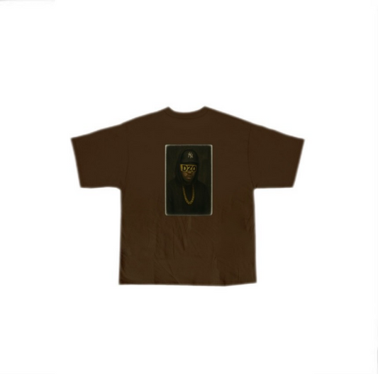 Abismo - Camiseta Oversize Marrón